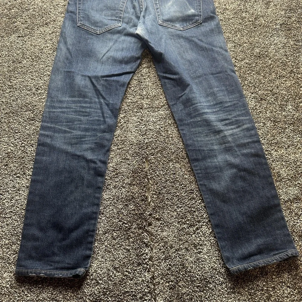 AG Adriano Goldschmied The Tellis Jeans Mens 32x32‎ Blue Slim Straight Zip Fly